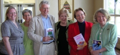 Authors and AAUW leaders at the April 28, 2007 luncheon