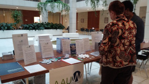 AAUW Table at the NC Legislature for the 2015 Women's Advocacy Day