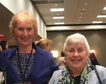 Cherrie Wheaton and Jane Terwillegar, AAUW NC Co-Presidents for 2017-2019